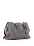 Prada 100% Leather Gray Convertible Shopping Tote Vitello Daino Medium One size - photo 3