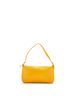 Fendi 100% Leather Yellow Baguette Bag Logo Embossed Leather Small One size - photo 4