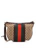Gucci 100% Leather Brown Vintage Web Saddle Messenger Bag GG Canvas Medium One size - photo 1