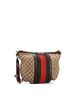 Gucci 100% Leather Brown Vintage Web Saddle Messenger Bag GG Canvas Medium One size - photo 3