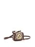 Gucci 100% Coatead Canvas Brown Blondie NM Card Case Wallet with Strap GG Coated Canvas One size - photo 3