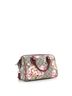 Gucci 100% Coatead Canvas Brown Pink Convertible Boston Bag Blooms Print GG Coated Canvas Small One size - photo 3