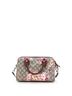 Gucci 100% Coatead Canvas Brown Pink Convertible Boston Bag Blooms Print GG Coated Canvas Small One size - photo 4