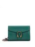Gucci 100% Leather Green Dionysus Chain Wallet Leather with Embellished Detail Small One size - photo 1