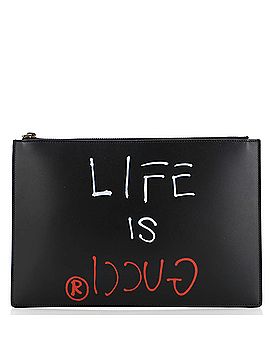 Gucci Leather Clutch