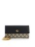 Gucci 100% Coatead Canvas Black GG Marmont Continental Chain Wallet GG Coated Canvas and Leather One size - photo 1