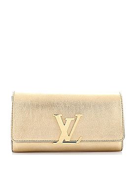 Louis Vuitton Leather Clutch