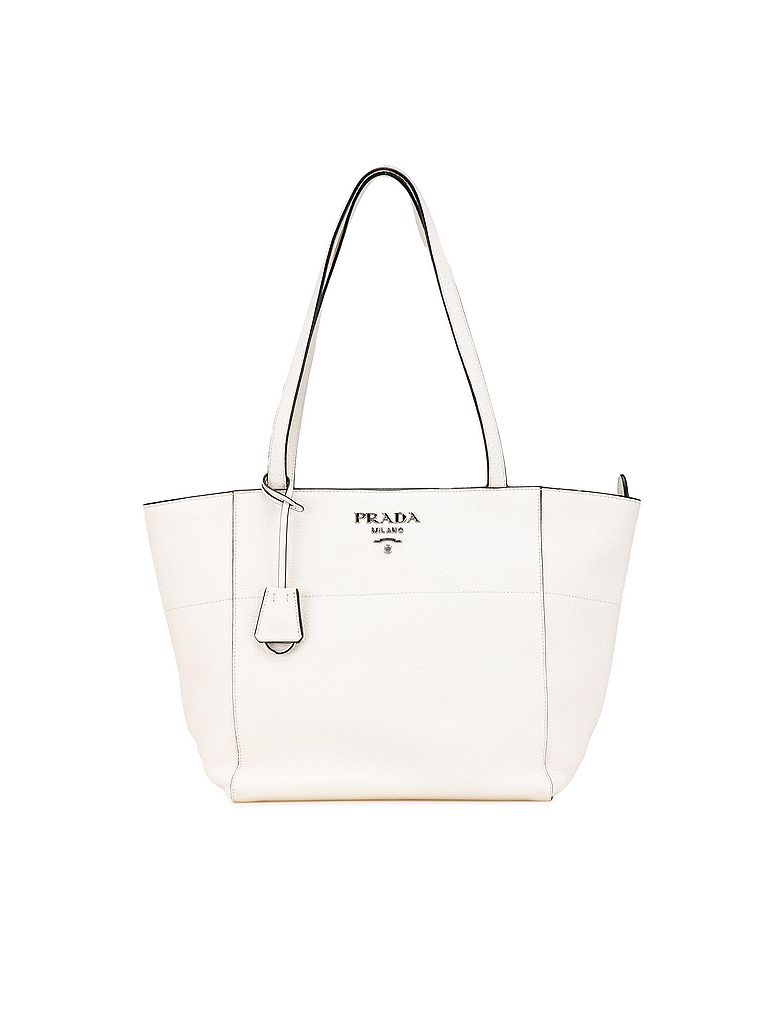 Prada 100% Leather White Vitello Phenix Tote One size - photo 1