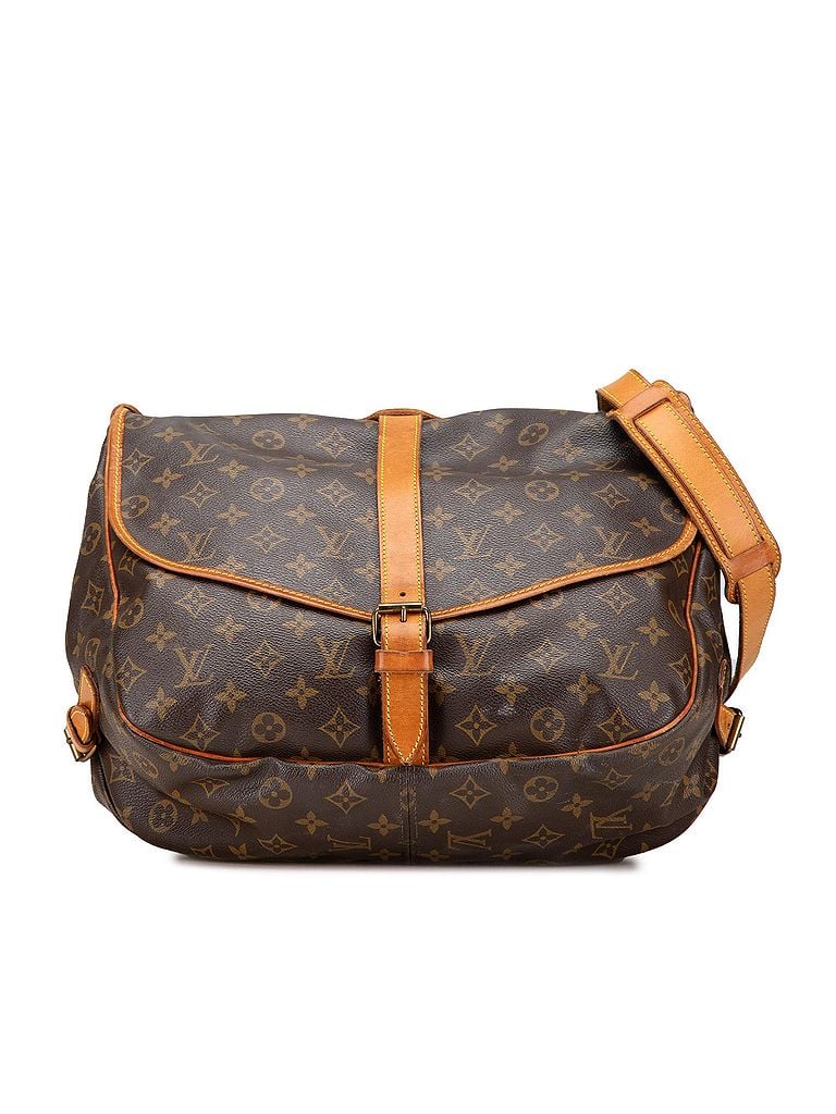 Louis Vuitton 100% Coated Canvas Brown Monogram Saumur 35 One size - photo 1