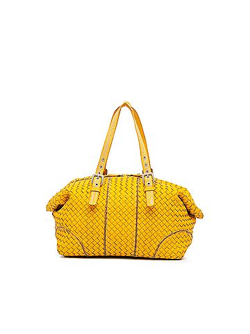 Bottega Veneta Intrecciato Vivo Cervo Satchel (view 1)