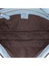 Fendi 100% Leather Blue Zucca Embossed Leather Baguette Satchel One size - photo 5