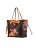 Louis Vuitton 100% Coated Canvas Brown Monogram Roses Neverfull MM One size - photo 3