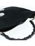 Gucci 100% Synthetic Solid Black Bamboo Black Synthetic Shoulder Bag One size - photo 2