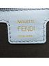 Fendi 100% Leather Blue Zucca Embossed Leather Baguette Satchel One size - photo 7