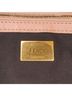 Fendi 100% Leather Pink Zucca Embossed Leather Baguette Satchel One size - photo 6