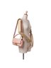 Fendi 100% Leather Pink Zucca Embossed Leather Baguette Satchel One size - photo 9