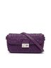 Prada 100% Leather Purple Nappa Gaufre Sound Lock Crossbody Bag One size - photo 1