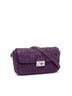 Prada 100% Leather Purple Nappa Gaufre Sound Lock Crossbody Bag One size - photo 4