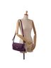 Prada 100% Leather Purple Nappa Gaufre Sound Lock Crossbody Bag One size - photo 2