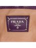 Prada 100% Leather Purple Nappa Gaufre Sound Lock Crossbody Bag One size - photo 8
