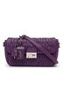 Prada 100% Leather Purple Nappa Gaufre Sound Lock Crossbody Bag One size - photo 10