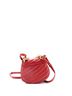 Chloé 100% Leather Red Drew Bijou Crossbody Bag Quilted Leather Nano One size - photo 4