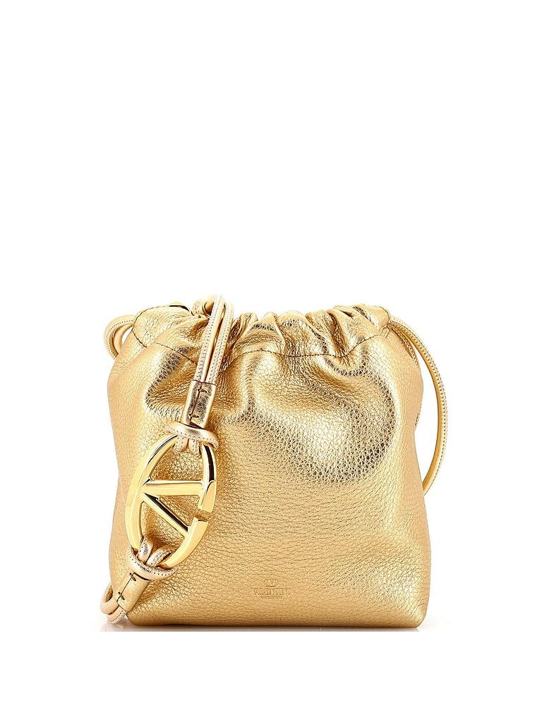 Valentino Garavani 100% Leather VLogo Pouf Bucket Bag Leather Mini One size - photo 1