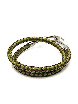 Hermès Jumbo Green Leather Bracelet Jewelry (view 2)