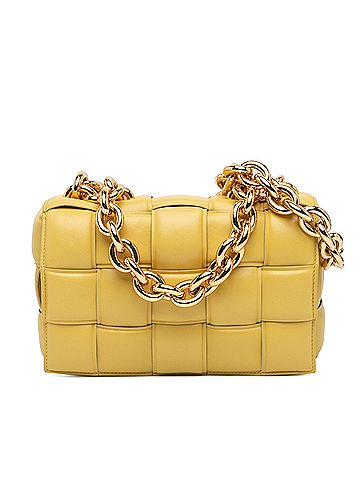 Bottega Veneta Nappa Intrecciato Padded Chain Cassette Satchel (view 1)
