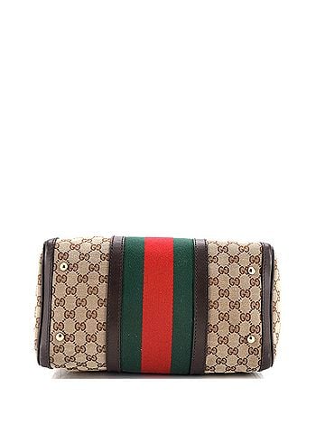Gucci Vintage Web Boston Bag GG Canvas Medium (view 2)