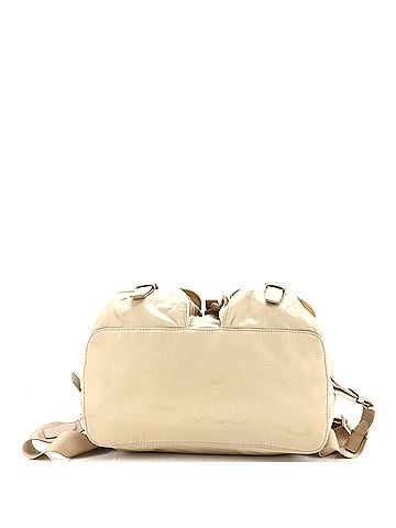 Prada Double Front Pocket Backpack Re-Nylon with Leather Medium (view 2)