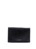 Alexander McQueen 100% Leather Black Skull Chain Crossbody Bag Crocodile Embossed Leather Mini One size - photo 4