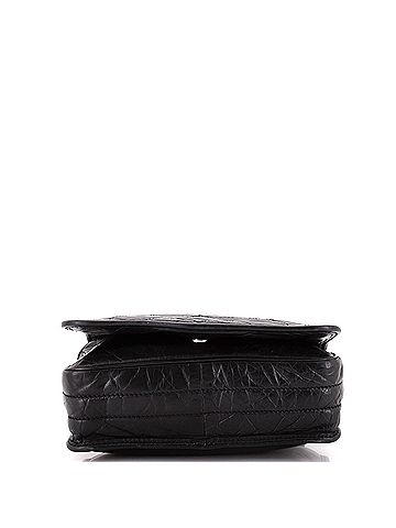 Chanel Vintage Logo Messenger Bag Quilted Aged Calfskin Medium (view 2)