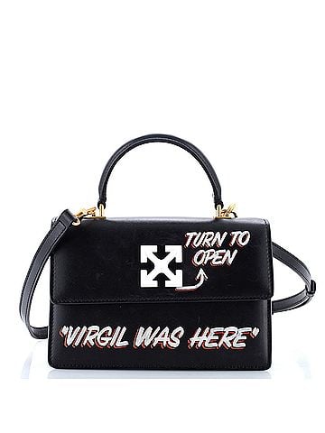 OFF-WHITE Jitney 1.4 Bag Printed Leather (view 1)