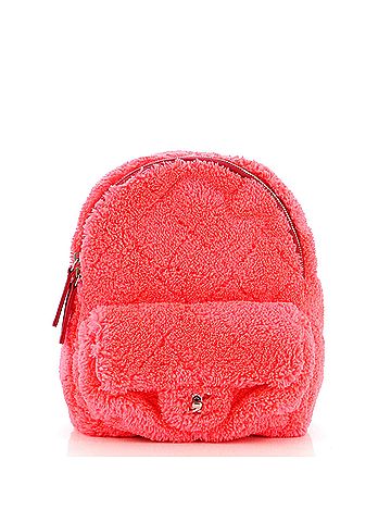 Chanel Coco Beach Backpack Quilted Terry Cloth Small (view 1)