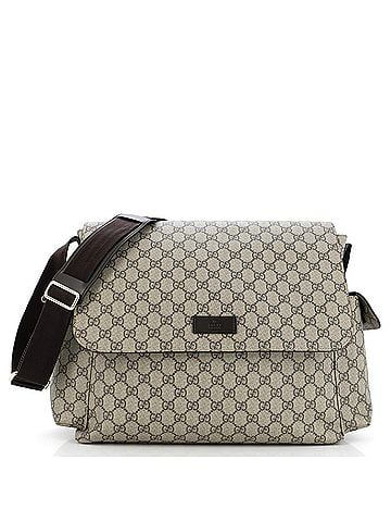 Gucci Diaper Bag GG Coated Canvas (view 1)
