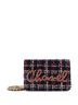 Chanel 100% Tweed Multi Color Blue Red Chain Signe Wallet on Chain Quilted Tweed One size - photo 1