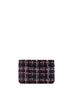 Chanel 100% Tweed Multi Color Blue Red Chain Signe Wallet on Chain Quilted Tweed One size - photo 4