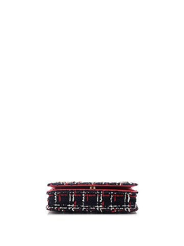 Chanel Chain Signe Wallet on Chain Quilted Tweed (view 2)