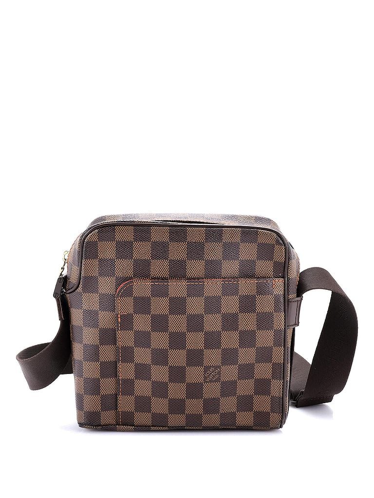 Louis Vuitton 100% Coatead Canvas Brown Olav Handbag Damier PM One size - photo 1
