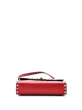 Valentino Garavani Rockstud Flip Lock Flap Bag Leather Medium (view 2)