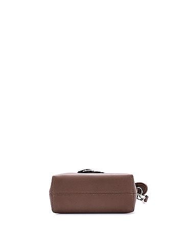 Fendi By The Way Satchel Leather with Zucca Embossed Detail Mini (view 2)
