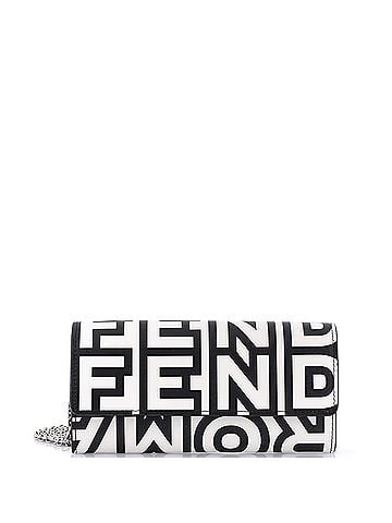 Fendi x Marc Jacobs Wallet on Chain Printed Leather (view 1)