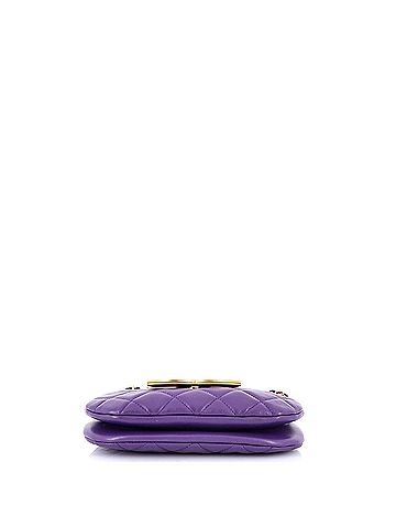 Chanel Giant CC Chain Compartment Messenger Bag Quilted Lambskin Small (view 2)