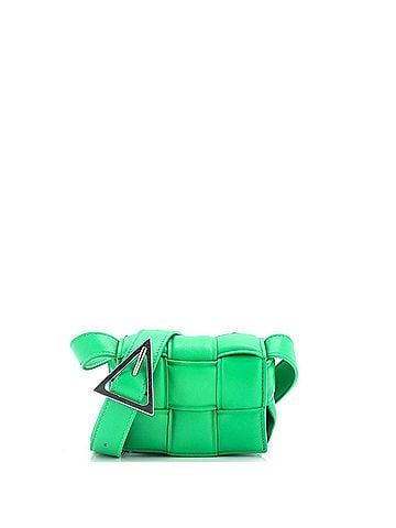 Bottega Veneta Cassette Crossbody Bag Padded Maxi Intrecciato Leather Candy (view 1)