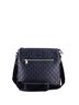 Gucci 100% Leather Blue Signature Zip Messenger Bag Guccissima Leather Medium One size - photo 4