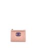 Chanel 100% Leather Pink Bicolor CC Zip Around Card Holder Quilt Caviar One size - photo 1