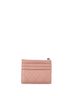 Chanel 100% Leather Pink Bicolor CC Zip Around Card Holder Quilt Caviar One size - photo 4