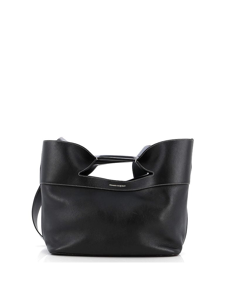Alexander McQueen 100% Leather Black The Bow Bag Leather Small One size - photo 1