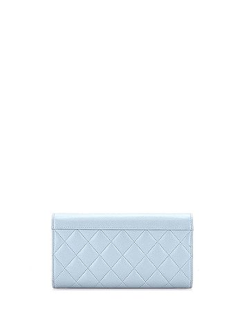 Chanel CC Box Gusset Flap Wallet Quilted Calfskin Long (view 2)